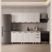 Кухня "Лилия" 2 м прямая вариант 1 Кухня "Лилия" 2 м прямая вариант 1